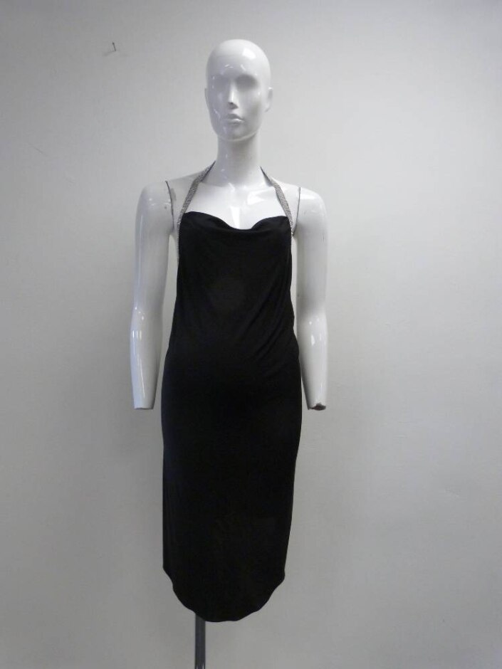 Zara Sleeveless Dress Black Size: M