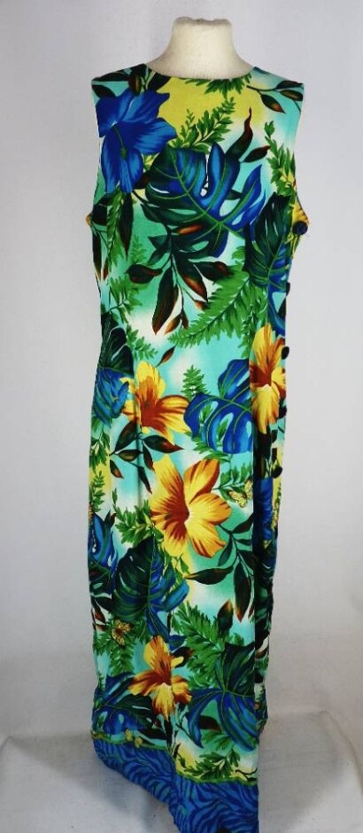 Vintage R&k Originals  Maxi Dress Multi Size: L