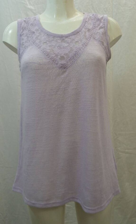 F&f Sleeveless Top Lilac Size: 12