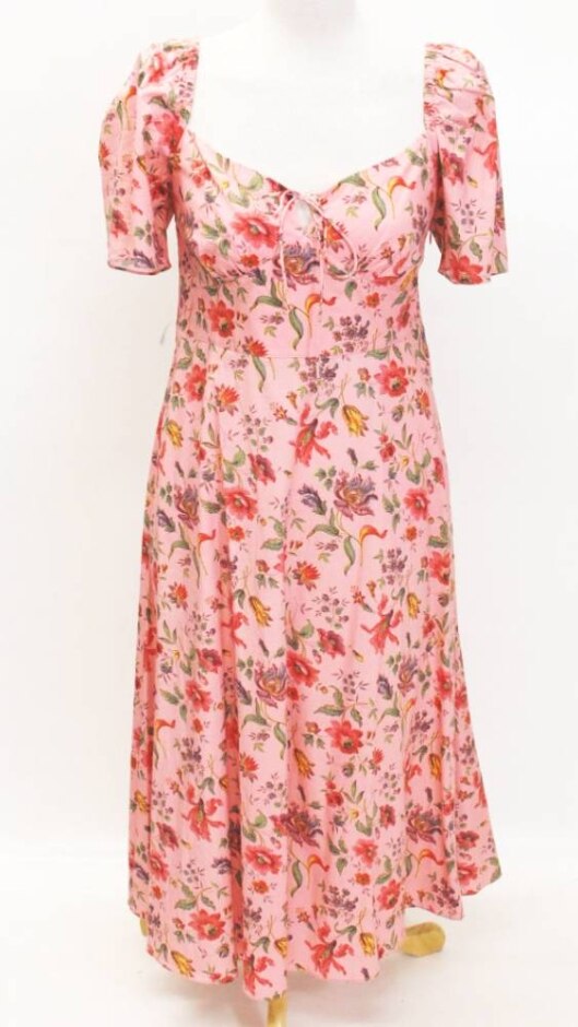 L. K. Bennett Bnwt Royal Ascot Phelia Dress Pink Size: 12