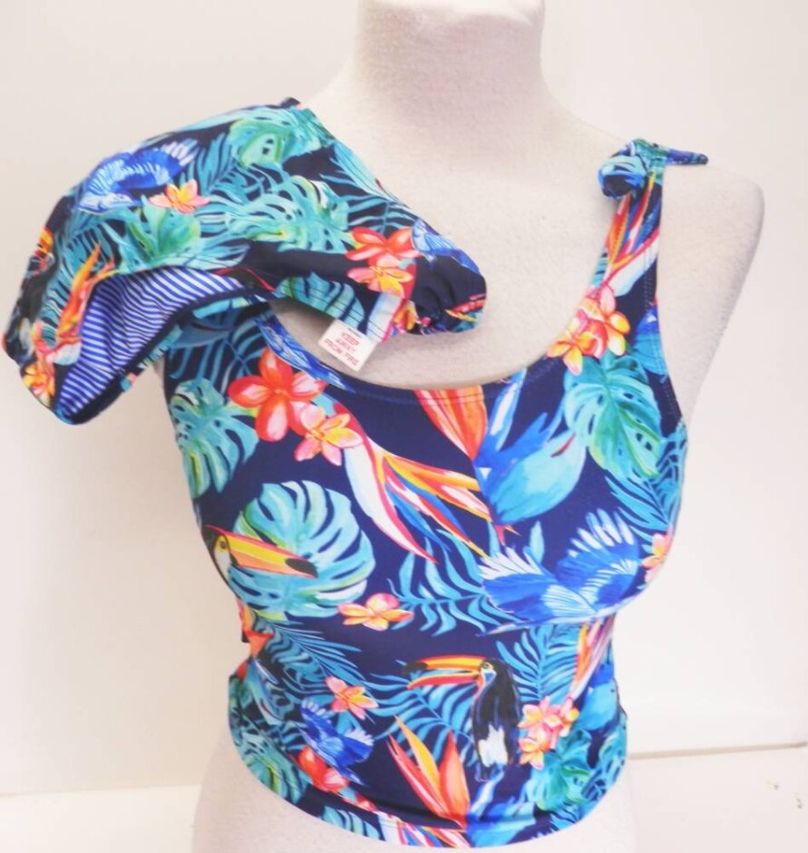 Fat Face As New Tropical Design Tankini Multicoloured Size: 12 - 13 Years