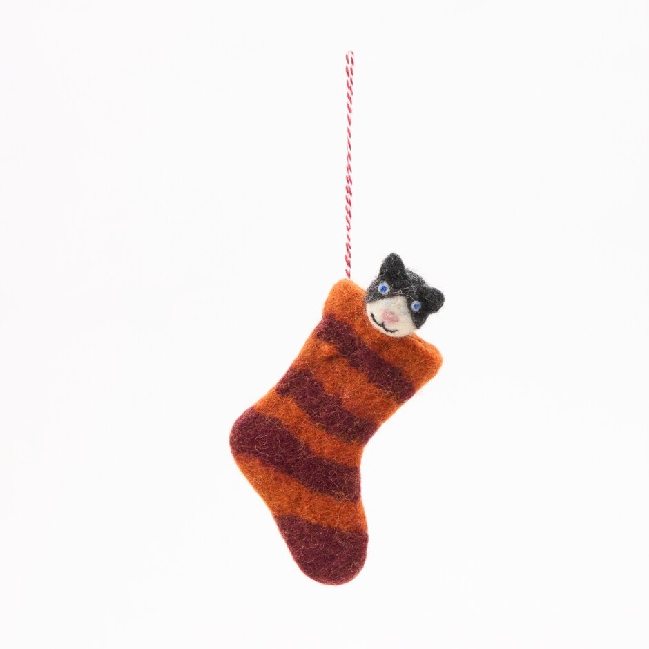 Cats In Stockings Decoration