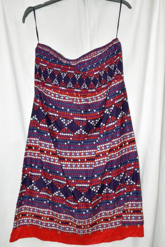 Monsoon Beach Cover Dress Multicoloured Size: L