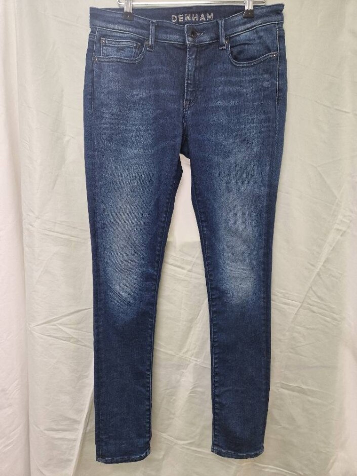 Denham Spray Tight Fit Jeans Blue Size: 10