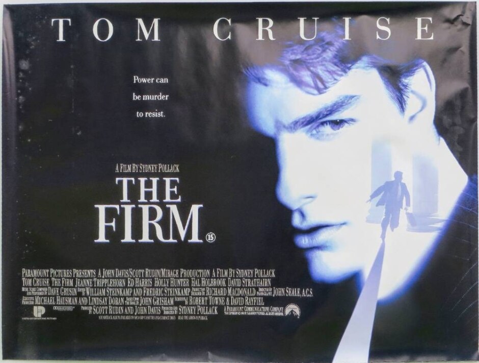 The Firm (1993) - Tom Cruise - Original Quad Film Poster *rolled Not Folded Ex-shop New Stock*