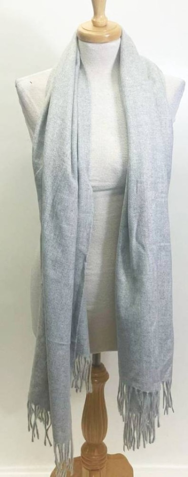 As New F&f Large Grey Scarf