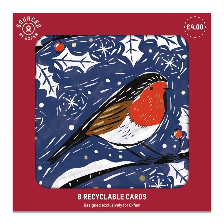 Robin Christmas Card (8 Pack)