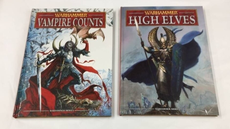 Warhammer Vampire Counts & High Elves (bundle Of 2 Books)