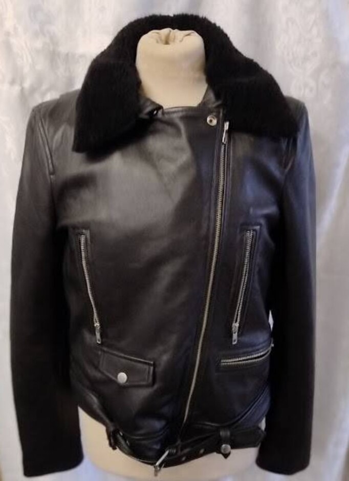 Each Other Soft Leather Jacket Black Size: L