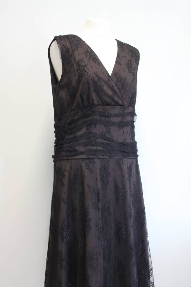 Monsoon Lace Dress Black Size: 14