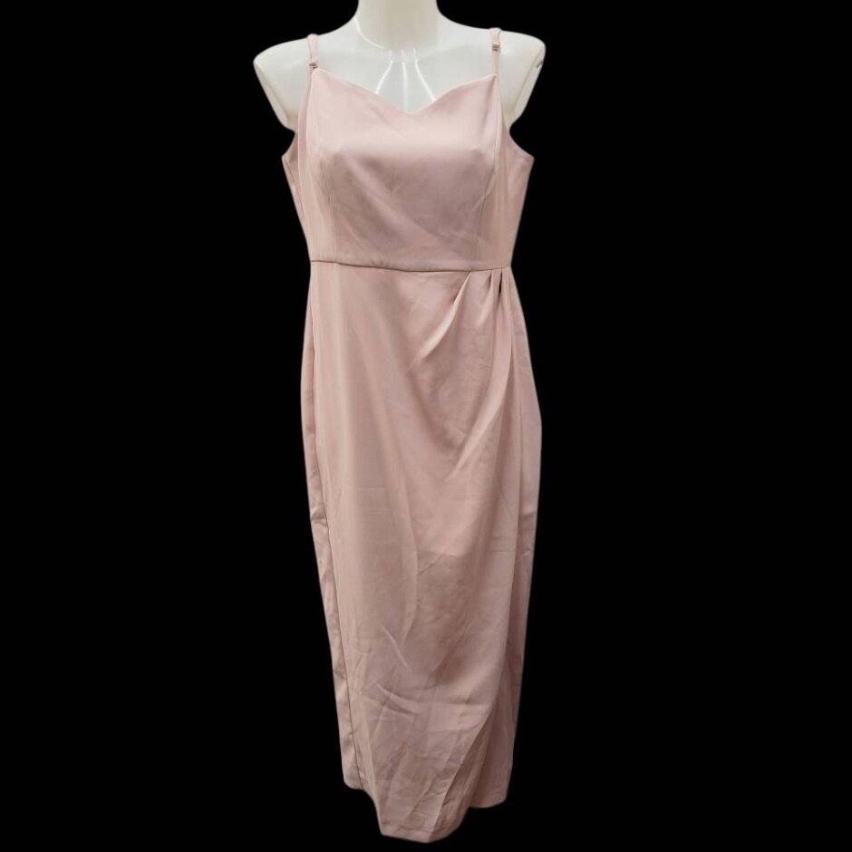 Phase Eight Full Length Dress Pink Size: 14