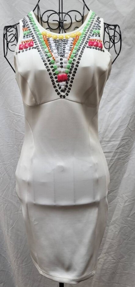 Lipsy Elegant Sleeveless Dress White Size: 10