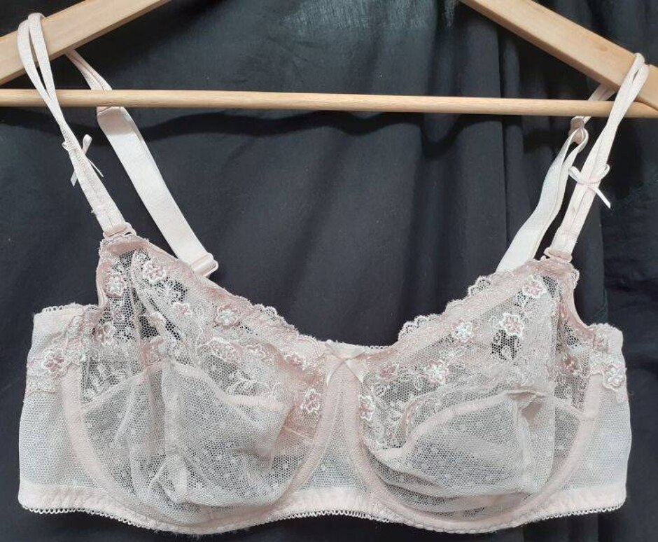 M&s Marks & Spencer Bra Pink Shimmer Size: 38dd