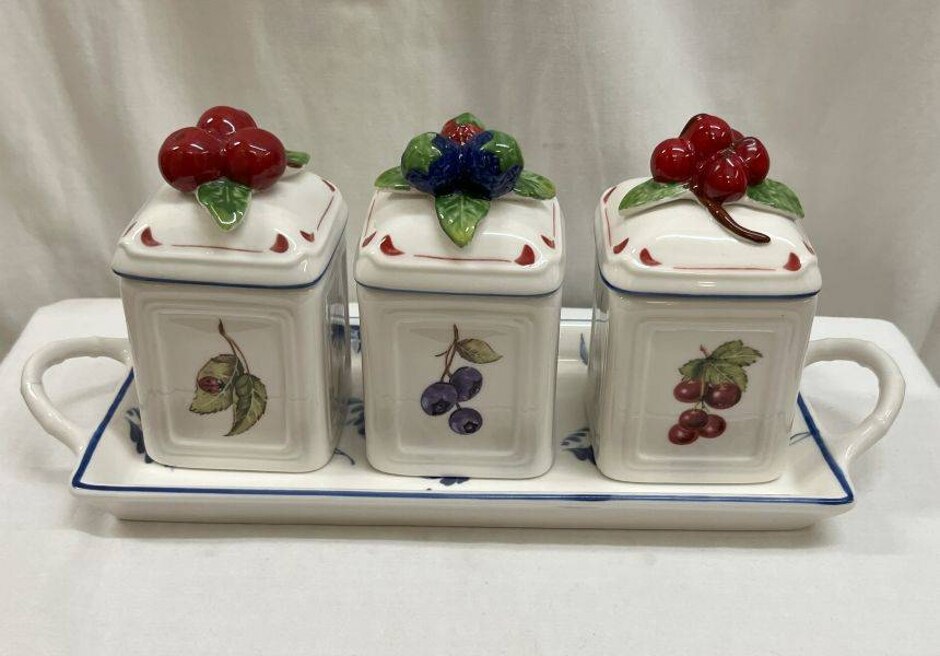 Villeroy & Boch Cottage Charm Small Pots With Tray