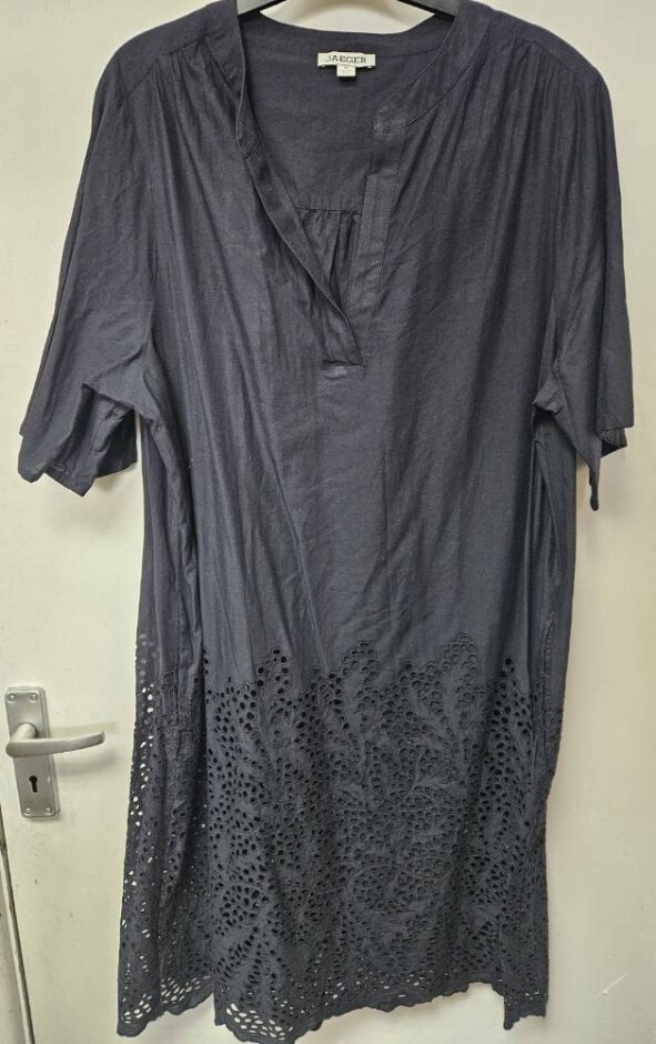 Jaeger Midi Dress Black Size: 18