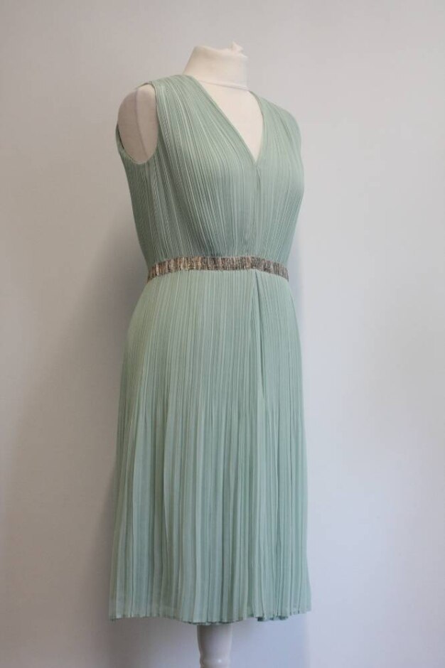 Hoss Dress Light Green Size: 12