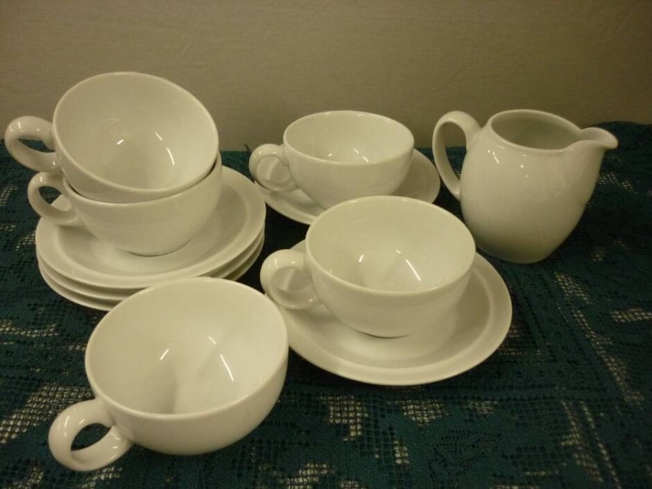 Denby Coffee Cups And Saucers
