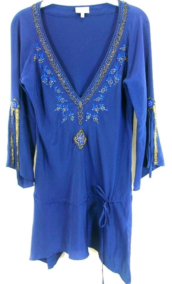 Karen Millen Ladies Blouse Navy Blue Size: 8