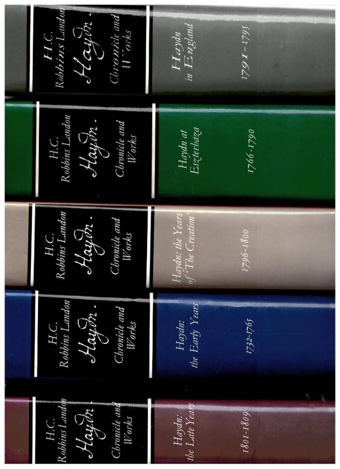 Haydn: Chronicle and Works (5 Volumes) Oxfam Shop