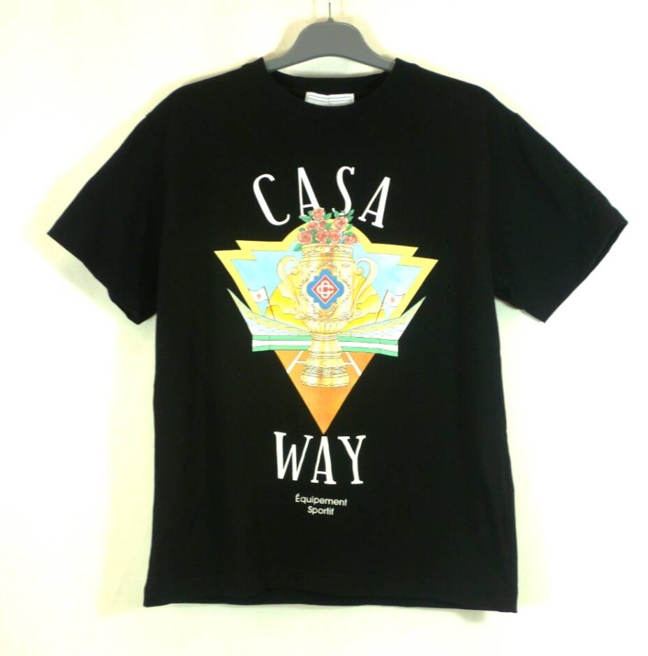 Casablanca Short Sleeve Tshirt Black Size: S