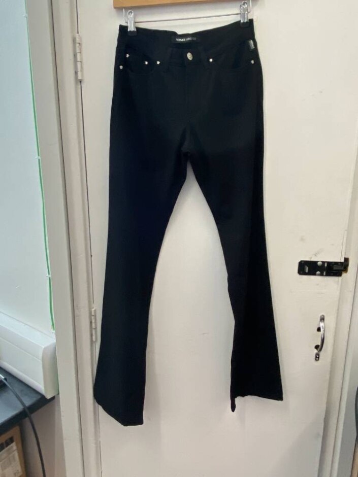 Versace Jeans Couture Slim Straight Jeans Black Size: 28