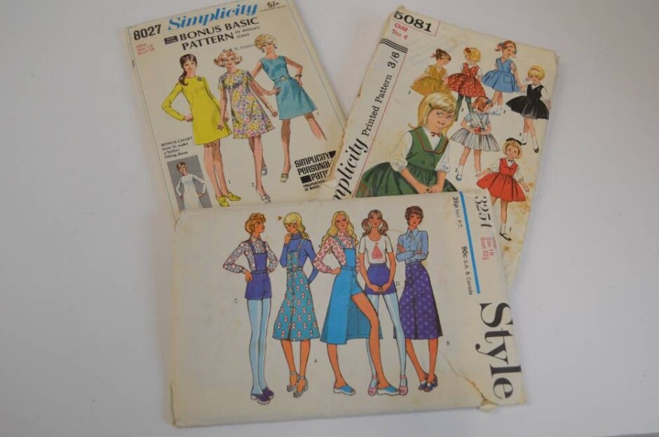 3 Vintage Sewing Patterns