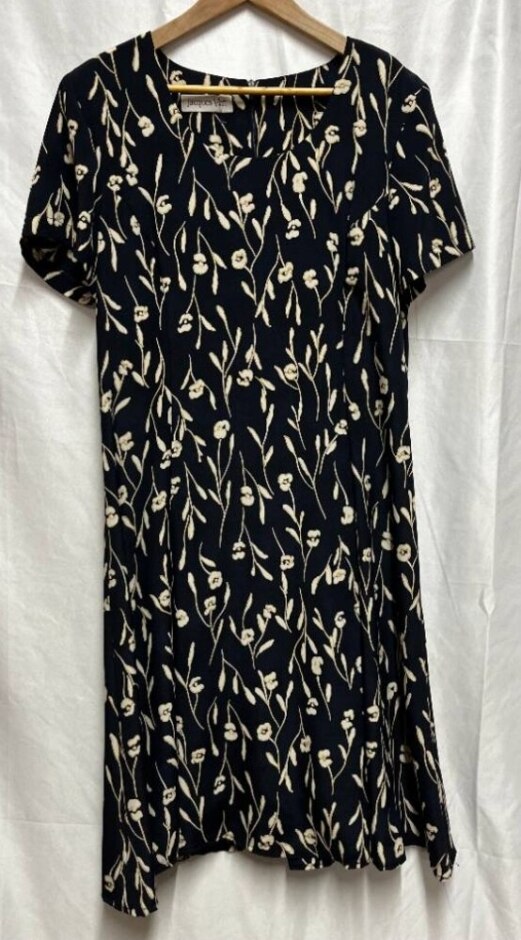 Jacques Vert Dress Navy Size: 16