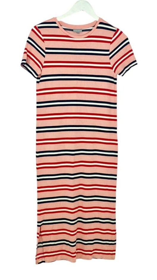 Oliver Bonas Long T Shirt Dress Multi-colourred Size: 8