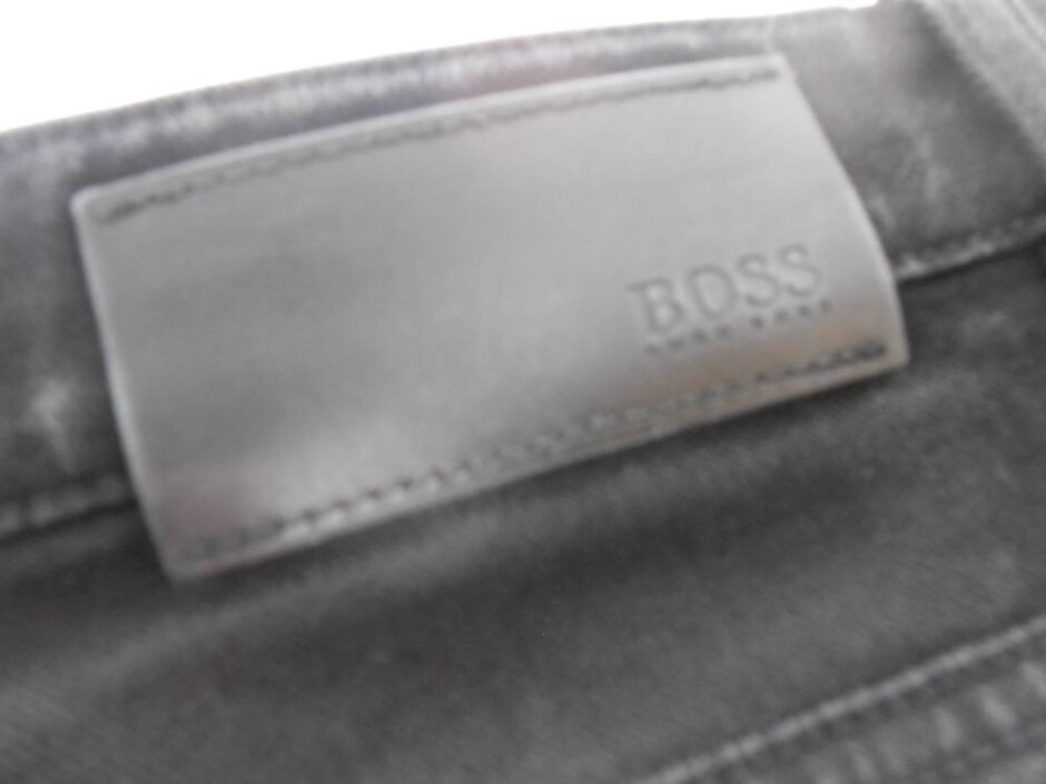 Hugo Boss  Straight Leg Denim Jeans Black Size: 34