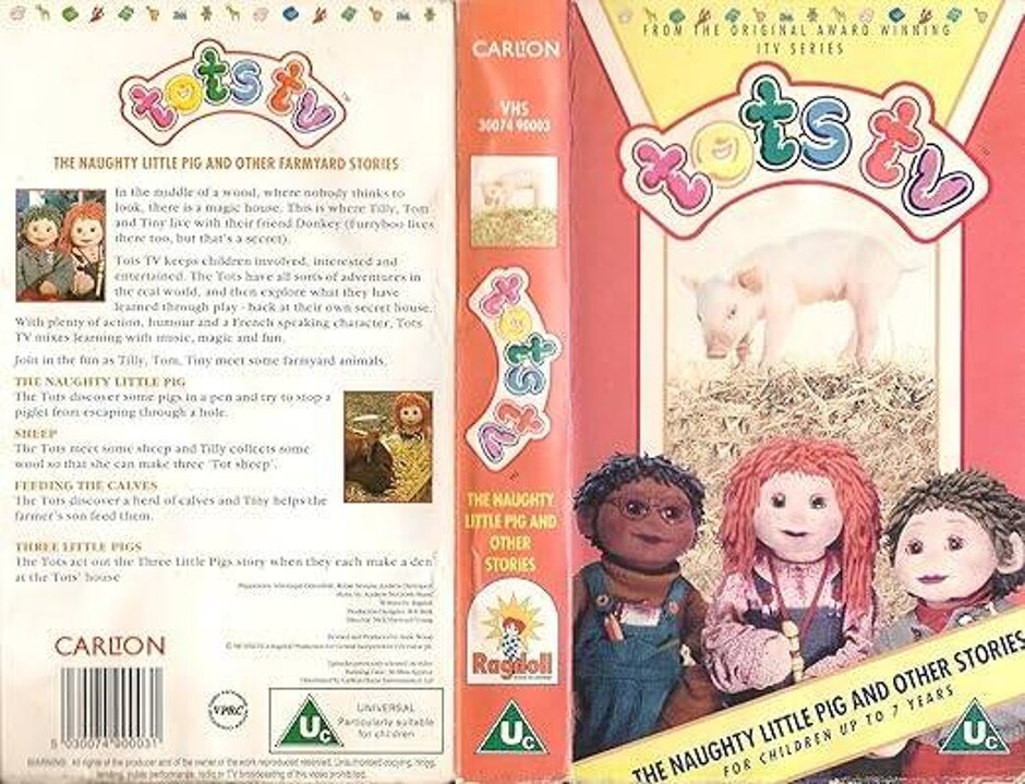 Tots Tv: The Naughty Little Pig And Other Stories [vhs]