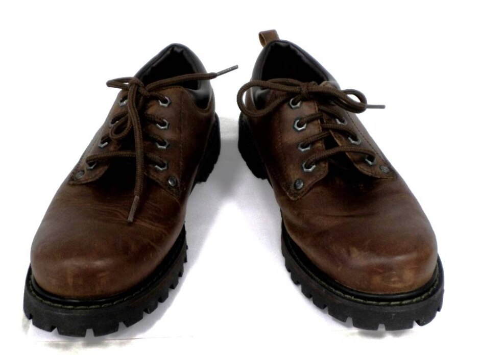 Skechers Extra Wide Brown Leather Shoes Size : 7