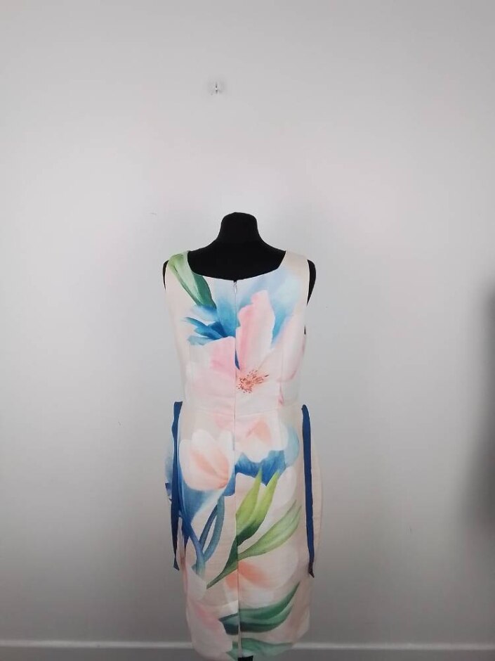Monsoon Carrie Shift Dress Floral Print Size: 14