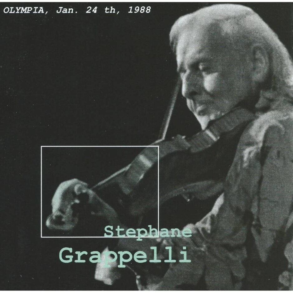 Stephane Grapelli Live At The Paris Olympia, Jan 24th 1988