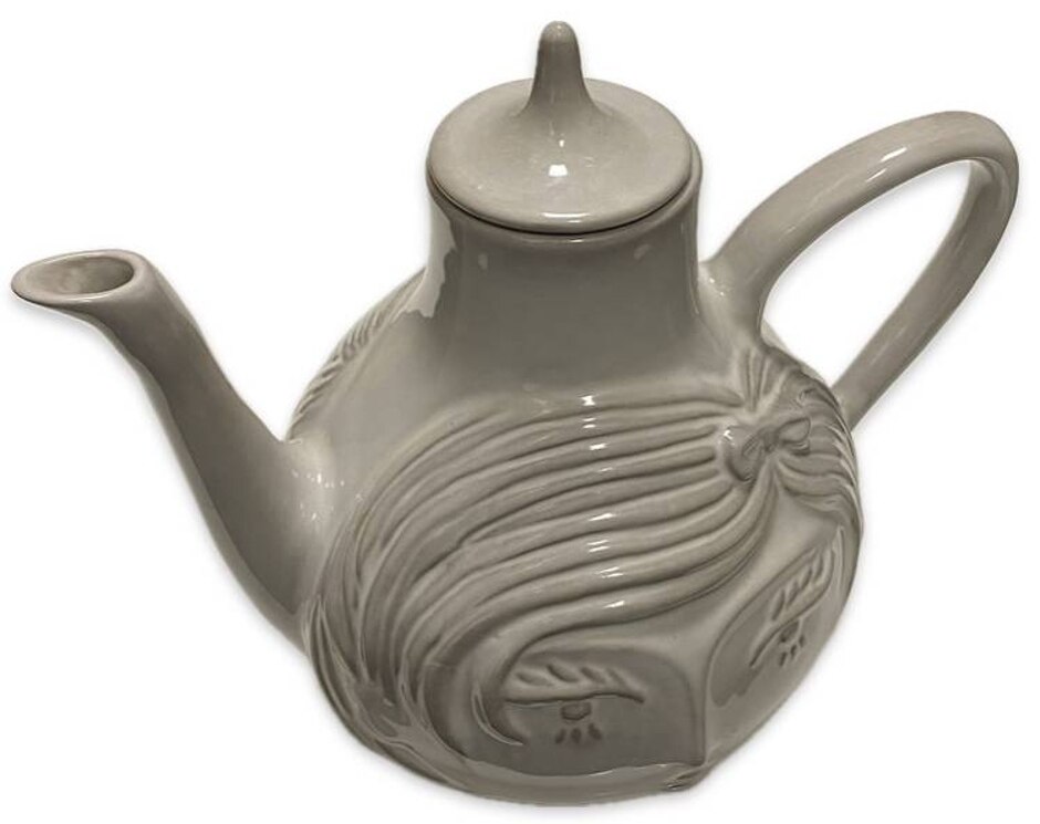Boy And Girl Faces Teapot By Jonathan Adler, Utopia Collection