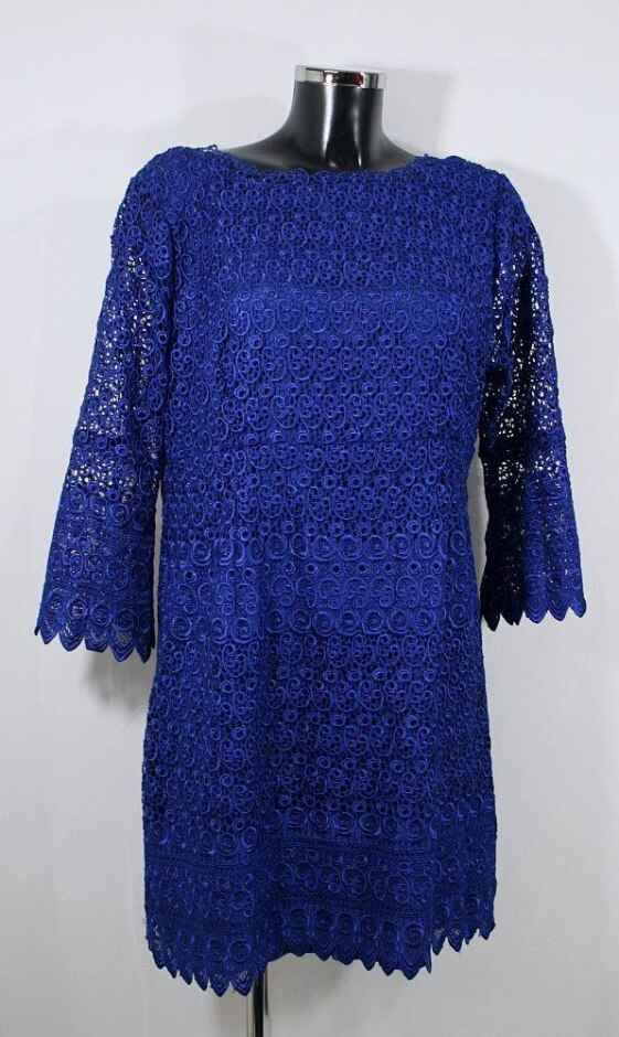 Bnwt Coast Lace Dress Blue Size: 18