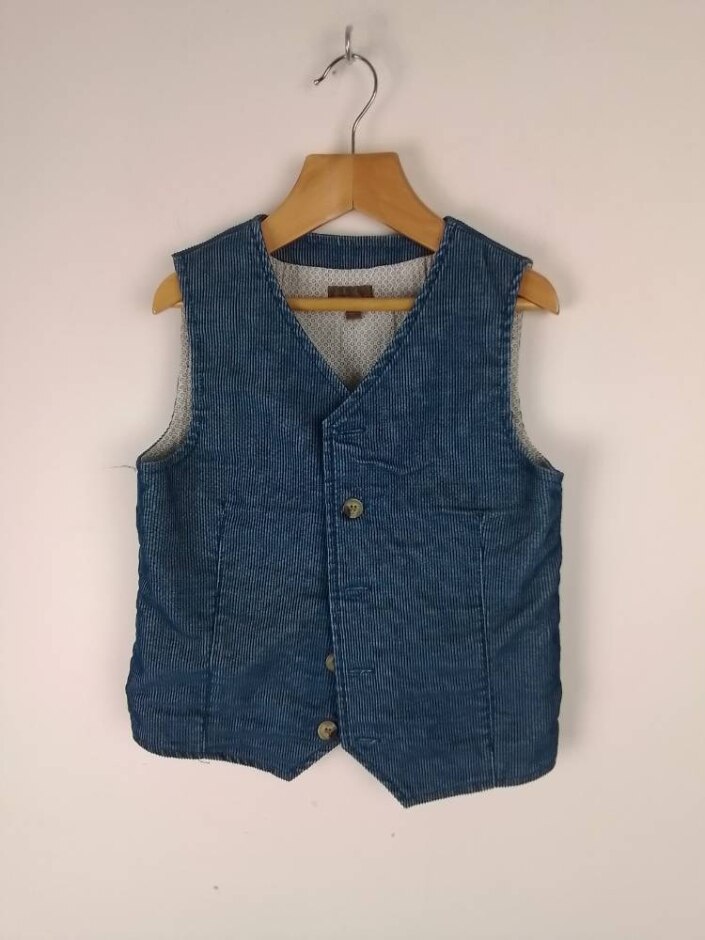 Miniclub Collectables Vingate Waistcoat Blue Size: 5 - 6 Years