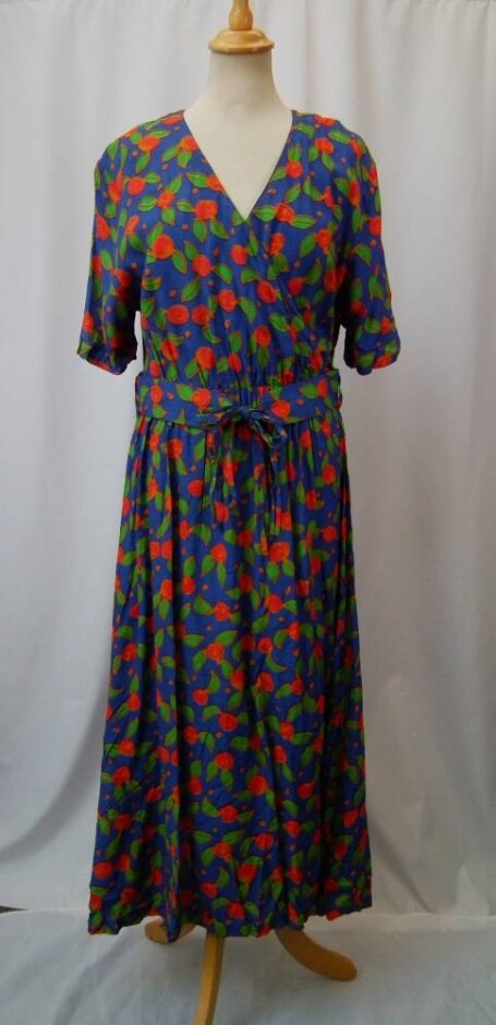 Next Vintage Summer Dress Multicoloured Size: 14
