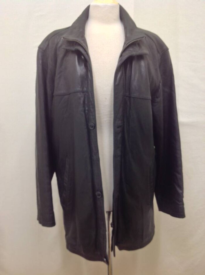 Leatherman Nappa Leather Coat  Black  Size: Xl