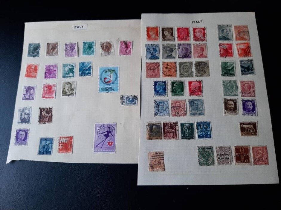 Collection Of Cancelled Stamps – Italy