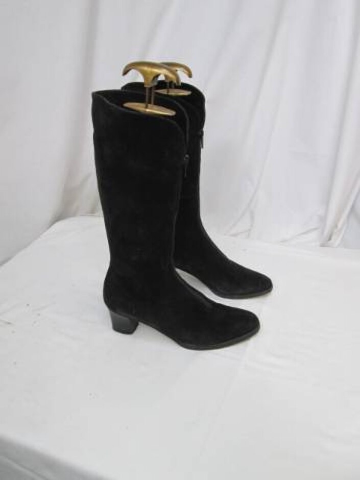 Russell & Bromley Suede Boots Black Size 4.5