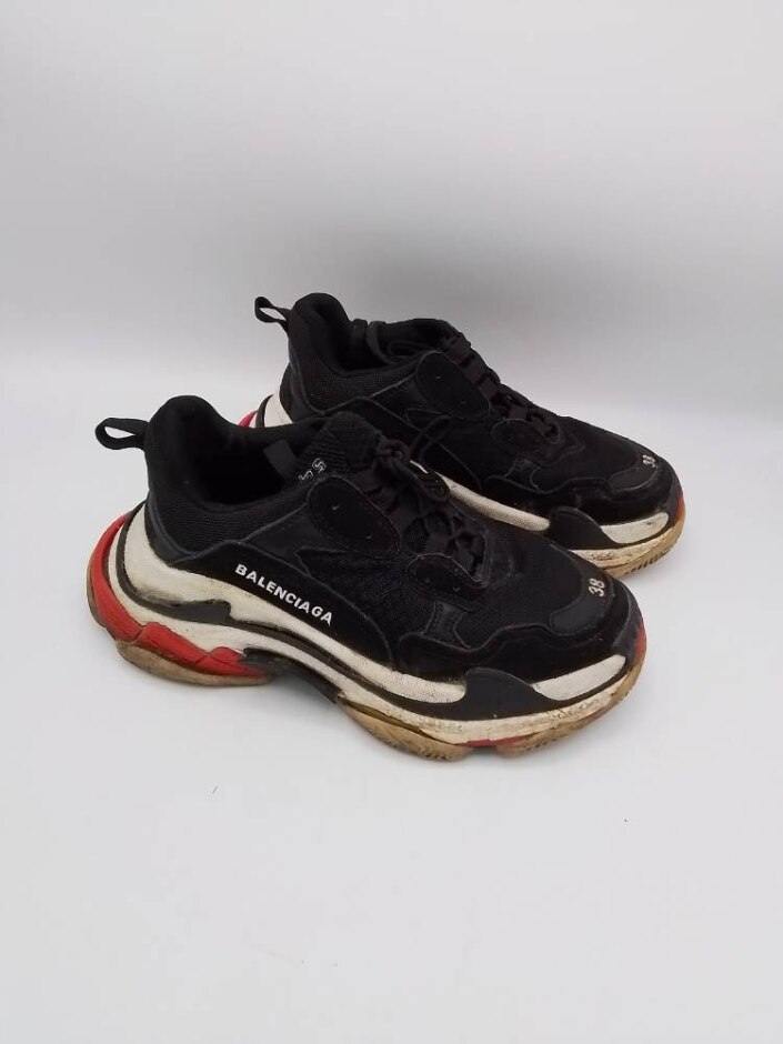 Balenciaga Triple S Sneakers Black 38 (uk 5)