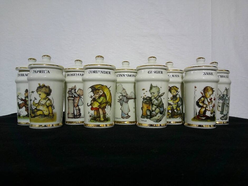 M.j Hammel Switzerland Spice Jars