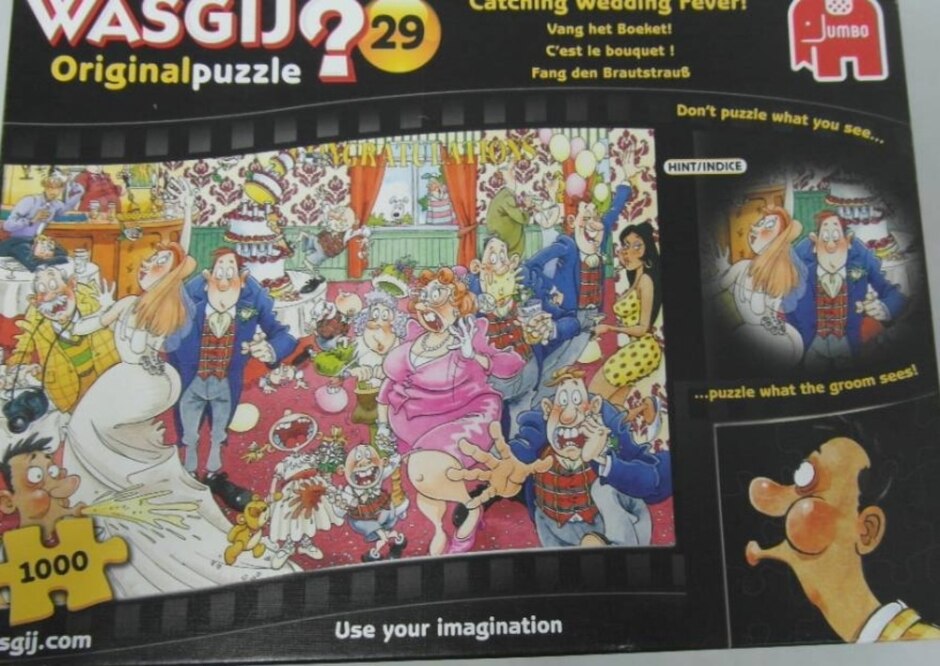 Wasgij Orginal Puzzle 29 Catching Wedding Fever