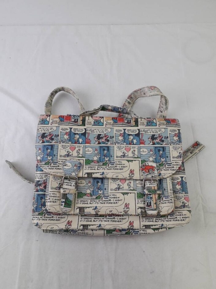 Disney Comic Satchel Backback Used