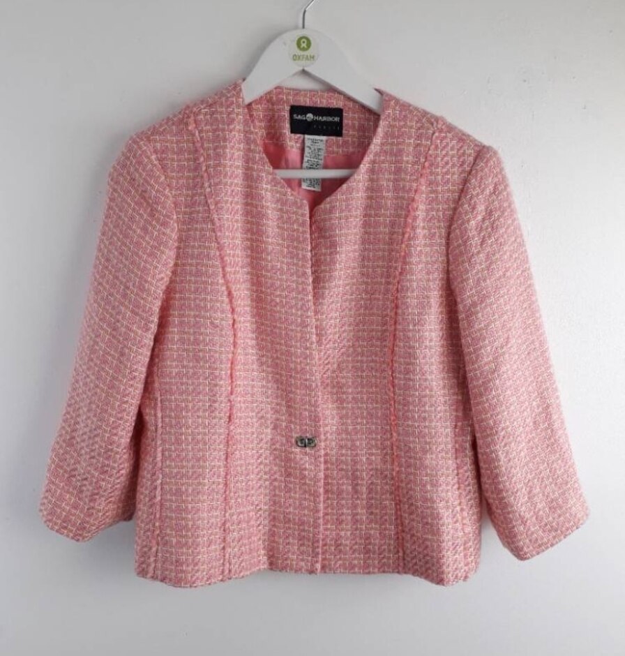 Sag Harbour Vintage Petite Jacket Pink Size: 10
