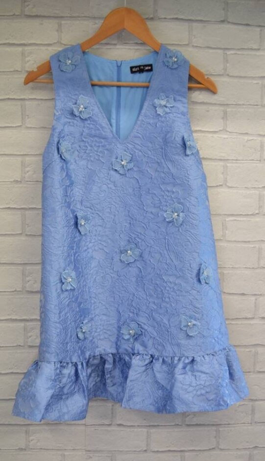 Sister Jane  Floral Dress  Blue  Size: Xs