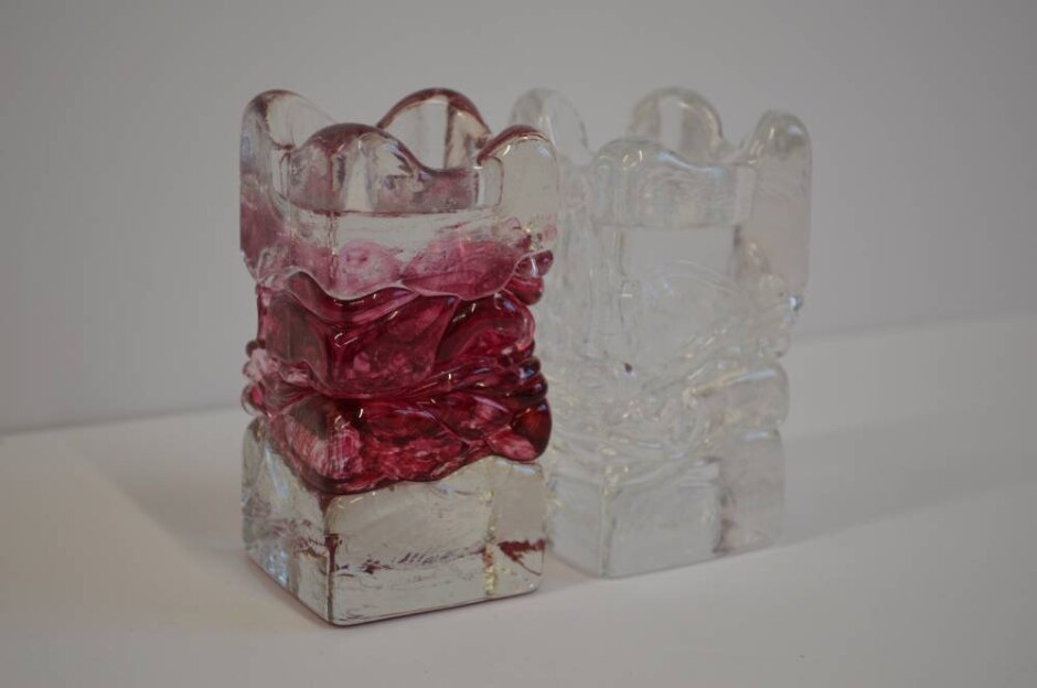 Sanders & Wallace Tea Light Holders - Glass