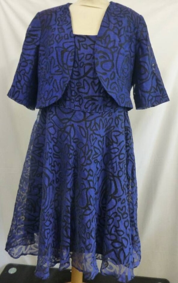 Minute Petite  Women's Dress Blue Size: 18