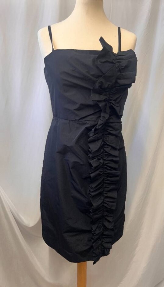 Zara Party Dress With Phrill Black Size: S