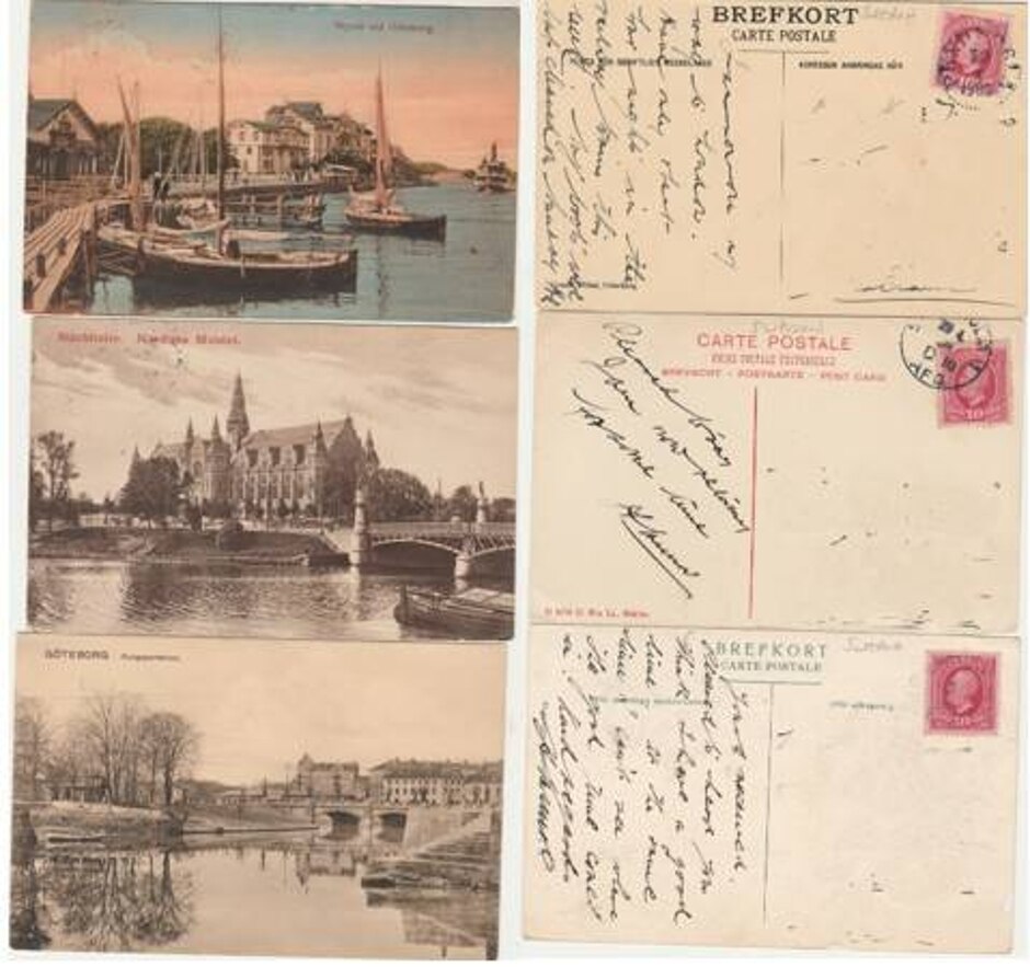 Vintage Postcards From Scandinavia